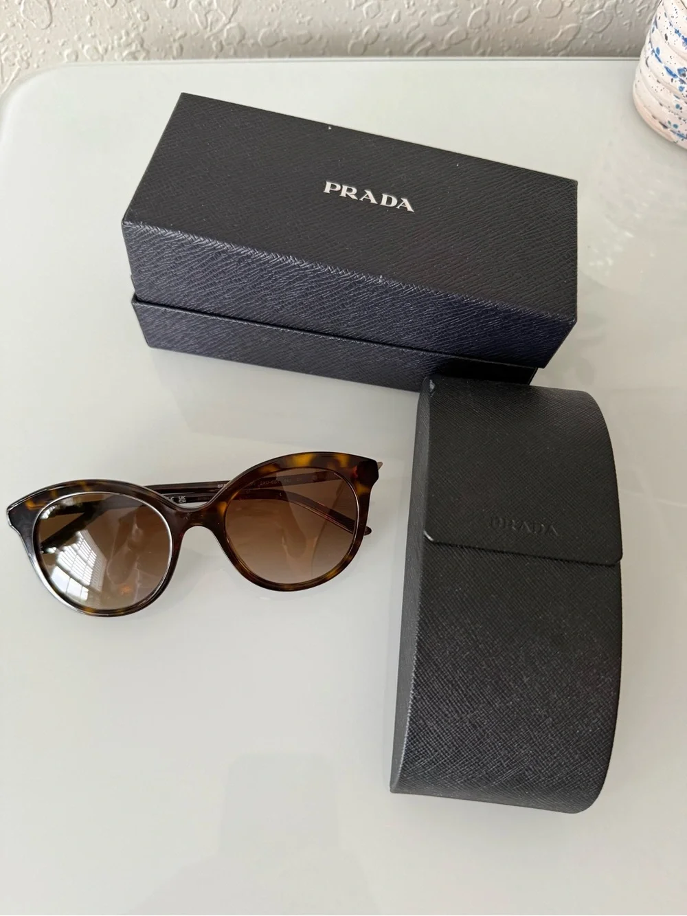 Prada Tortoiseshell Sunglasses - Picture 1 of 6